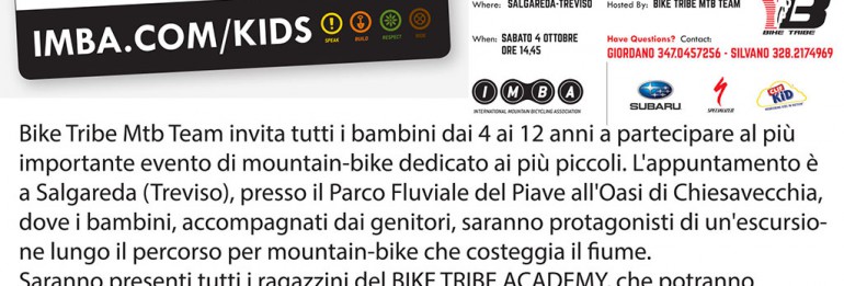 Ritorna l’Imba Kids Day, giornata mondiale della mtb dedicata ai bambini