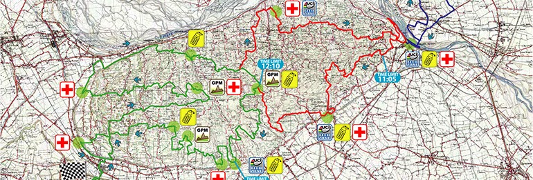 Montello, Itinerario 1