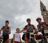 Venezia-Monaco in mountain bike: Roberto, Renato e Walter sono partiti!