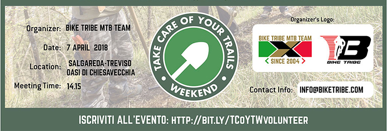 Sabato 7 Aprile sul Piave al Take Care Of  Your Trails Weekend!