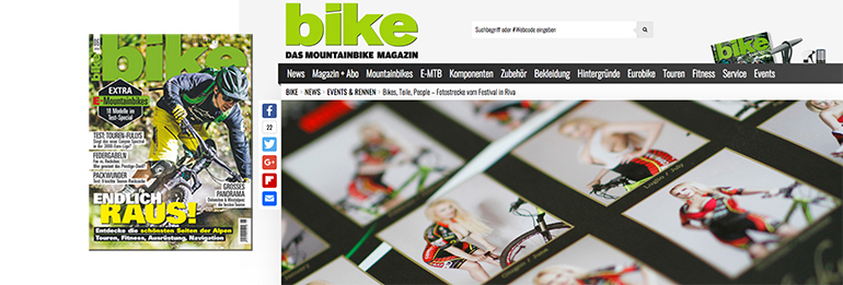 Vetrina Europea  per il Bike Tribe su Bike Magazine!
